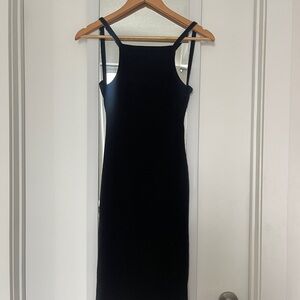 Aritzia Community Black Knit Dress